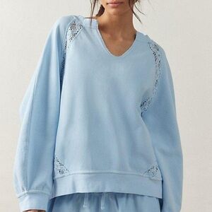 out from under Jayden Lace-Inset Sweatshirt size large